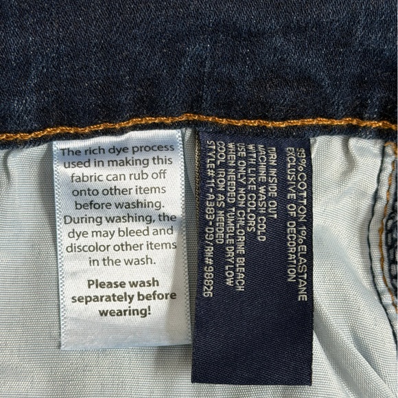 U.S. Polo Assn. Men's Deep Indigo Straight Jeans - Picture 7 of 7